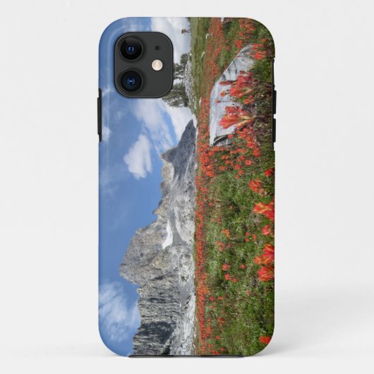 Banner Peak Wildbloemen - Ansel Adams Wilderness Case-Mate iPhone Case (Achterkant)