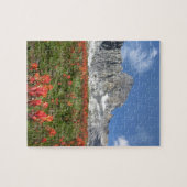 Banner Peak Wildbloemen - Ansel Adams Wilderness Legpuzzel (Horizontaal)