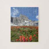 Banner Peak Wildbloemen - Ansel Adams Wilderness Legpuzzel (Verticaal)
