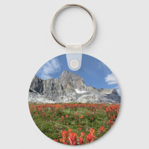 Banner Peak Wildbloemen - Ansel Adams Wilderness Sleutelhanger