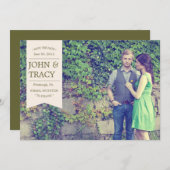 Banner Photo Save the Date Card (Voorkant / Achterkant)