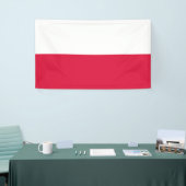 Banner Poolse vlag (Polen) (Beurs)