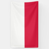 Banner Poolse vlag (Polen) (Verticaal)