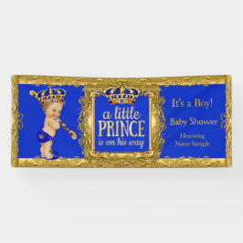 Banner Prince is op komst Blond Goud Blonde Jongen