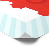 Banner Red Fire Fighter Boy Birthday Party Poster (Hoek)