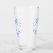 Banner ribbon quote Vissen is mijn therapie Glas (Links)