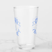 Banner ribbon quote Vissen is mijn therapie Glas (Rechts)