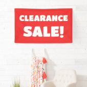 Banner rode uitverkoop (Insitu)