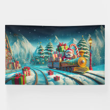 Banner Santa Noordpool Express Kerstavond