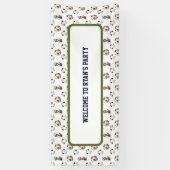 Banner Sports Birthday Party (Verticaal)