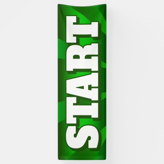 BANNER START - 2,5 x 8' (Verticaal)