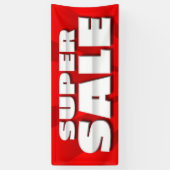 BANNER SUPER SALE - 2,5 x 6' (Verticaal)