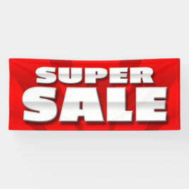 BANNER SUPER SALE - 2,5 x 6'