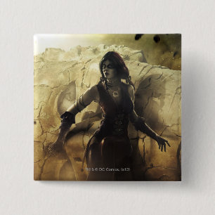 Banner: Superman, Harley Vierkante Button 5,1 Cm