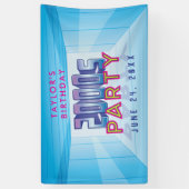 Banner themafeest jaren 2000 (Verticaal)