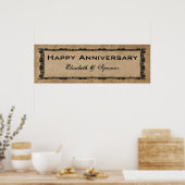 Banner Type Poster Gelukkig Jubileum (Keuken)