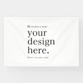 Banner Uw ontwerp uploaden 1,20 m x 1,80 m (Horizontaal)
