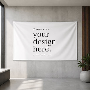 Banner Uw ontwerp uploaden 1,20 m x 1,80 m