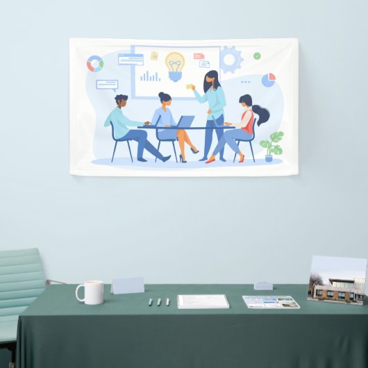 Banner van 3' x 5' (Beurs)