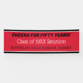 Banner van 8 ft. Bewerk het jaar! Klasse reunion B (Horizontaal)