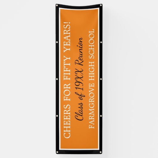Banner van 8 ft. Speciale klasse reunion banner (Verticaal)