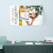 Banner van Afstuderen van naam van fotoscript (Beurs)