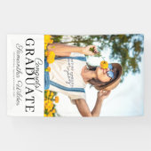 Banner van Afstuderen van naam van fotoscript (Horizontaal)