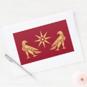 Banner van Artaxiad-dynastie (Armenië) Rechthoekige Sticker (Envelop)