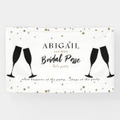 Banner van Black and Gold Bachelorette (Horizontaal)