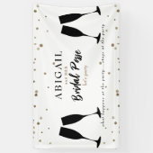 Banner van Black and Gold Bachelorette (Verticaal)