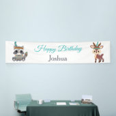 Banner van Cute Tribal Woodland Animals (Beurs)