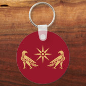 Banner van de Artaxiad-dynastie (Armenië) Sleutelhanger (Voorkant)