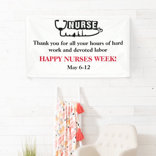 Banner van de Corporate Happy Nurses Week (Insitu)