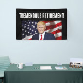 BANNER VAN DE DONALD TRUMP PARTY (Beurs)