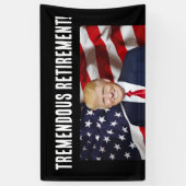 BANNER VAN DE DONALD TRUMP PARTY (Verticaal)