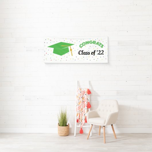 Banner van de Klasse van de Congraten (GROEN) (Insitu)