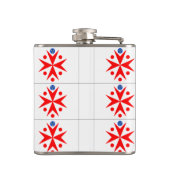 Banner van de marine van Toscane Medici Heupfles (Achterkant)