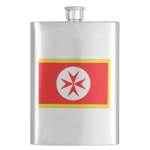 Banner van de marine van Toscane Medici Heupfles