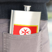 Banner van de marine van Toscane Medici Heupfles (Voorbeeld)