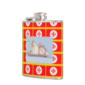 Banner van de marine van Toscane Medici Heupfles (Links)