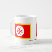 Banner van de marine van Toscane Medici Koffiemok (Voorkant links)