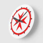 Banner van de marine van Toscane Medici Ronde Klok (Hoek)