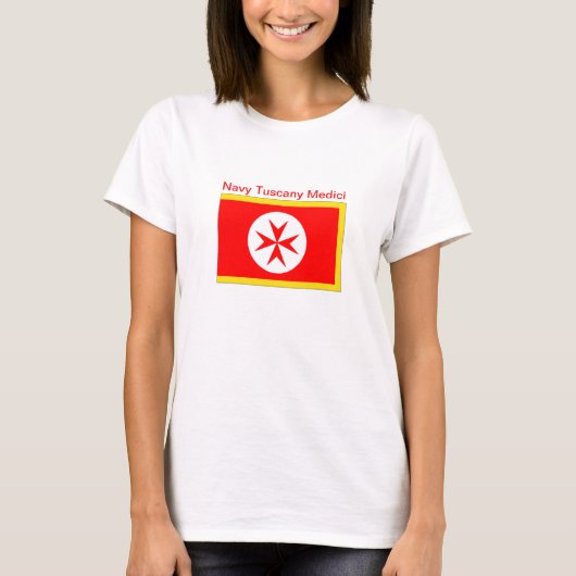 Banner van de marine van Toscane Medici T-shirt (Voorkant)