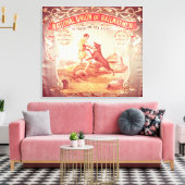 Banner van de Southend-on-Zee tak van de Nation Canvas Afdruk (Insitu (Woonkamer))