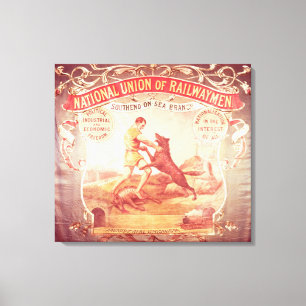 Banner van de Southend-on-Zee tak van de Nation Canvas Afdruk
