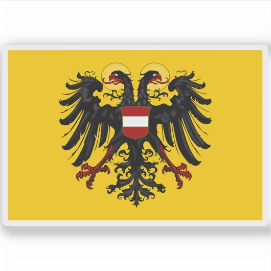 Banner van Frederik III (1437-1493) Sticker (Voorkant)