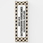 Banner van het Baseball Team, Gepersonaliseerde 3  (Verticaal)