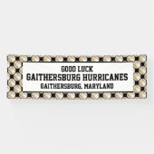 Banner van het Baseball Team, Gepersonaliseerde 3  (Horizontaal)