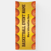 Banner van het Basketbalteam (Verticaal)