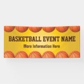 Banner van het Basketbalteam (Horizontaal)